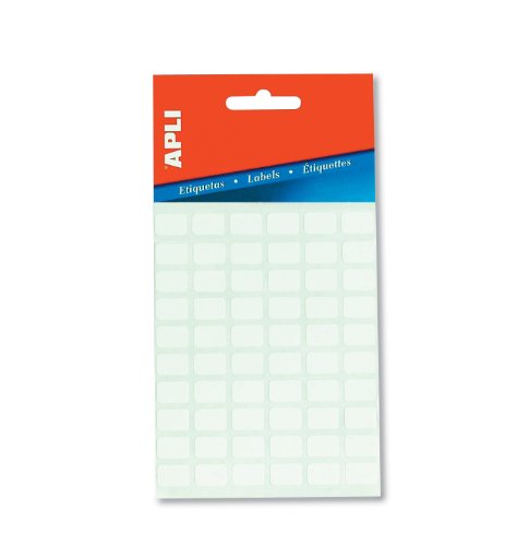 APLI Mini-Etiketten 13 x 40 mm, weiß (84 Stück) von APLI