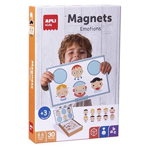 APLI Kids Apli14803 Feelings & Emotion Magnete 30er Box, Sortiert von APLI Kids