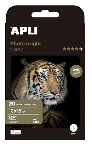 Agipa Fotopapier, 10 x 15 cm, 20 Blatt, 240 g Agipa Fotopapier, 10 x 15 cm, 20 Blatt, 240 g von APLI