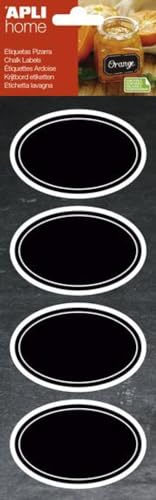 Apli 16766 Kreidetafel-Etiketten, oval, 80 x 50 mm Apli 16766 Kreidetafel-Etiketten, oval, 80 x 50 mm von APLI
