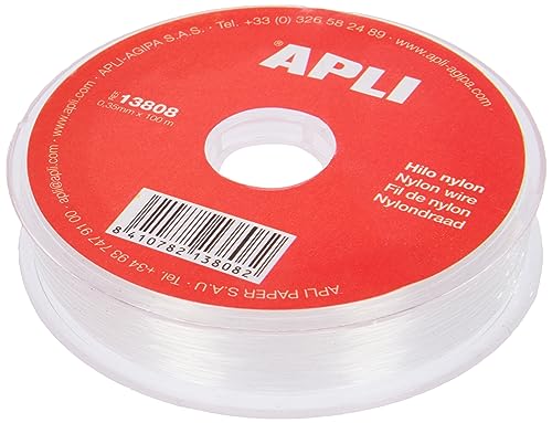 Apli 946040 - Rolle Nylondraht 0.35mm 100m 808 von APLI