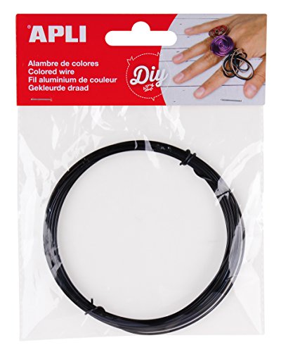 Apli 946044 - Draht Farbe schwarz 5m 1,5mm von APLI