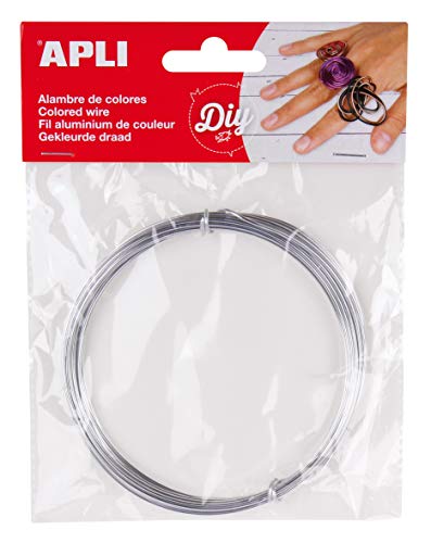 Apli 946045 - Draht Farbe silber 1.5mm 5m von APLI