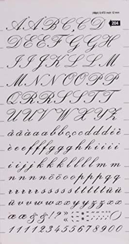 Buchstaben und Zahlen übertragbar, schwarz. Super Buchstaben und Zahlen 12 mm Schwarz Buchstaben und Zahlen übertragbar, schwarz. Super Buchstaben und Zahlen 12 mm Schwarz von APLI