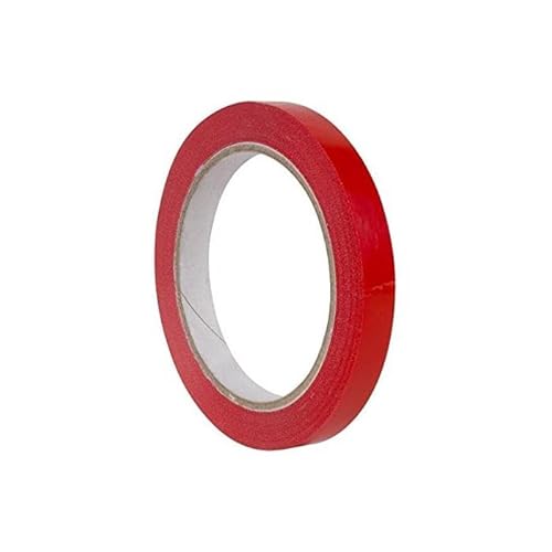 PVC-Klebeband, 12 mm x 66 m, Rot, für Beutelversiegelung PVC-Klebeband, 12 mm x 66 m, Rot, für Beutelversiegelung von APLI