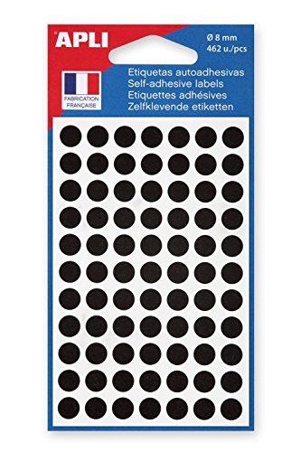 agipa 111837 Markierungspunkte, Durchmesser: 8 mm, rund, schwarz agipa 111837 Markierungspunkte, Durchmesser: 8 mm, rund, schwarz von APLI