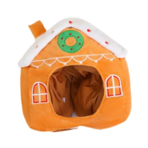 APLVFFZH Gingerbread House Hut Friseur Hut für Thanksgiving Halloween von APLVFFZH
