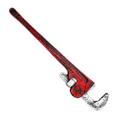 APLVFFZH Halloween Rohrzange Simulation Spanner Kostüm Spanner Spielzeug Cosplay Prop für Veranstaltungen, Rot Silber APLVFFZH Halloween Rohrzange Simulation Spanner Kostüm Spanner Spielzeug Cosplay Prop für Veranstaltungen, Rot Silber von APLVFFZH