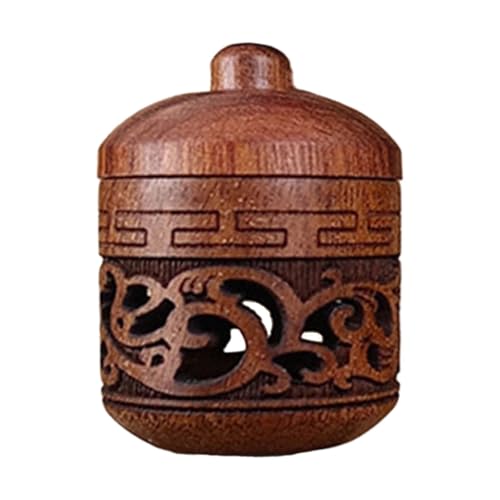 APLVFFZH Holzgeschnitzter Anhänger, kreatives Geschenk, elegant, vielseitig verwendbar, tragbar, handgefertigt, hängendes Ornament, Schlüsselanhänger für die, Blume von APLVFFZH
