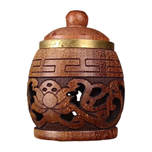 APLVFFZH Holzgeschnitzter Anhänger, kreatives Geschenk, elegant, vielseitig verwendbar, tragbar, handgefertigt, hängendes Ornament, Schlüsselanhänger für die, Lotus von APLVFFZH