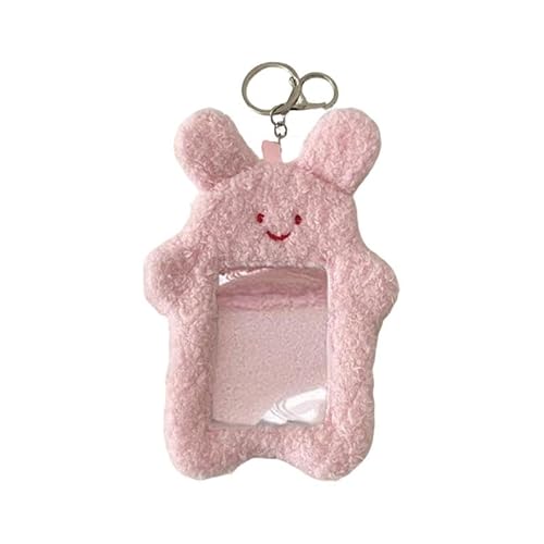 APLVFFZH Plüsch-Fotokartenhalter, Cartoon-, niedlicher Beschützer, einzigartiges Geschenk, weicher Kartenhalter, Rosa APLVFFZH Plüsch-Fotokartenhalter, Cartoon-, niedlicher Beschützer, einzigartiges Geschenk, weicher Kartenhalter, Rosa von APLVFFZH