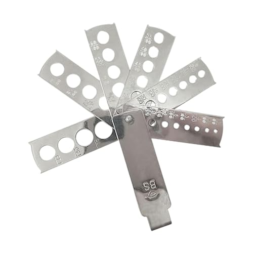 APLVFFZH Vergleichsinstrument für Diamantgrößen Und Formen, Diagramm Zur Messung, Schmuckherstellungsgerät, 6 Blatt APLVFFZH Vergleichsinstrument für Diamantgrößen Und Formen, Diagramm Zur Messung, Schmuckherstellungsgerät, 6 Blatt von APLVFFZH