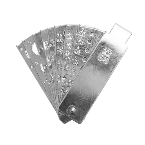 APLVFFZH Vergleichsinstrument für Diamantgrößen Und Formen, Diagramm Zur Messung, Schmuckherstellungsgerät, 8 Blatt APLVFFZH Vergleichsinstrument für Diamantgrößen Und Formen, Diagramm Zur Messung, Schmuckherstellungsgerät, 8 Blatt von APLVFFZH