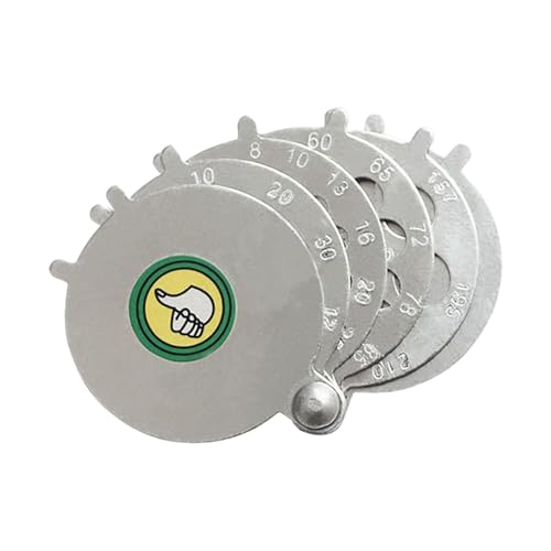 APLVFFZH Vergleichsinstrument für Diamantgrößen Und Formen, Diagramm Zur Messung, Schmuckherstellungsgerät, Rundes Blech APLVFFZH Vergleichsinstrument für Diamantgrößen Und Formen, Diagramm Zur Messung, Schmuckherstellungsgerät, Rundes Blech von APLVFFZH