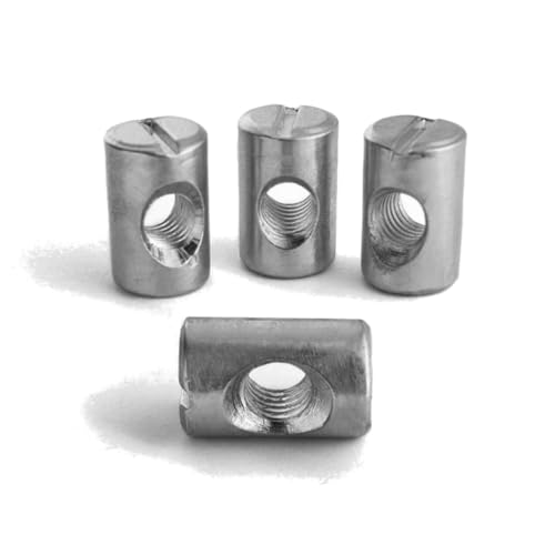 50 Stück Quermutterbolzen M6 x 13 Symmetrische Bolzenmuttern M6 10x13 Zylindermutter mit Gewinde Möbelverbinder Möbelbeschläge Schraubverbinder 50 Stück Quermutterbolzen M6 x 13 Symmetrische Bolzenmuttern M6 10x13 Zylindermutter mit Gewinde Möbelverbinder Möbelbeschläge Schraubverbinder von APM-Trade