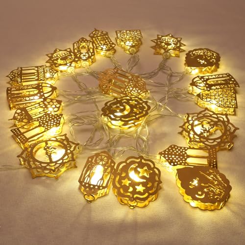 APODESS 3m Ramadan Lichterkette 20LED Eid Mubarak Dekoration Stern Mond Lichter Ramadan Kareem Lights Fensterdeko Eid Mubarak Girlande Beleuchtung Ramadan Laterne Licht für Schlafzimmer Zuhause APODESS 3m Ramadan Lichterkette 20LED Eid Mubarak Dekoration Stern Mond Lichter Ramadan Kareem Lights Fensterdeko Eid Mubarak Girlande Beleuchtung Ramadan Laterne Licht für Schlafzimmer Zuhause von APODESS