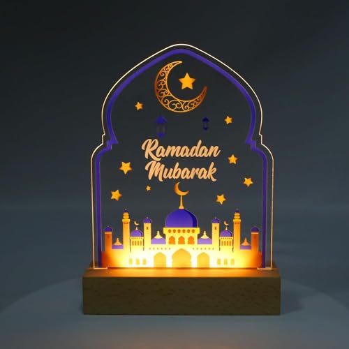 APODESS Ramadan Deko Laterne Led Ramadan Licht Eid Mubarak Deko Lampe Hosgeldin Ramazan Dekor Light Bismillah Geschenke Islam Deko Umrah Moon und Stern Lampe für Schlafzimmer Tisch Dekorative APODESS Ramadan Deko Laterne Led Ramadan Licht Eid Mubarak Deko Lampe Hosgeldin Ramazan Dekor Light Bismillah Geschenke Islam Deko Umrah Moon und Stern Lampe für Schlafzimmer Tisch Dekorative von APODESS