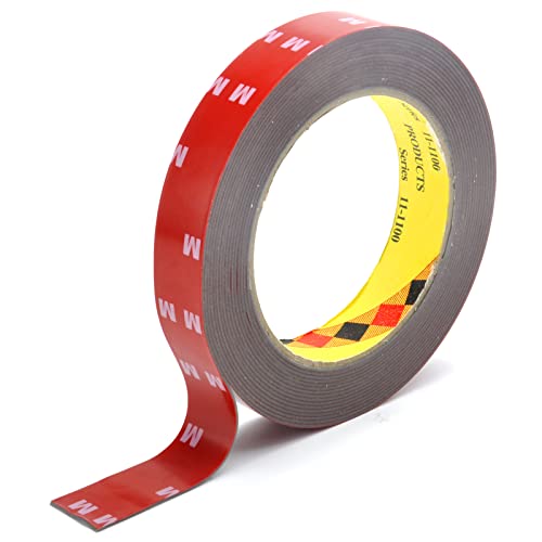 Doppelseitiges Klebeband Extra Stark, Klebend Auto Spiegel Montage Klebestreifen Hitzebeständig, Klebepads Kleber Klebepunkte Ronden für Auto, Heim und Büro, 5m 1 Rolle (20mm) von APOMOONS