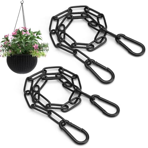 APOMOONS 2 Stück Edelstahlkette Schwarz,Kette Edelstahl mit Karabiner 0.5m Metallkette zum Aufhängen Gliederkette Edelstahl Kette für Zauntore,Gartentore, Käfigtore für Haustiere APOMOONS 2 Stück Edelstahlkette Schwarz,Kette Edelstahl mit Karabiner 0.5m Metallkette zum Aufhängen Gliederkette Edelstahl Kette für Zauntore,Gartentore, Käfigtore für Haustiere von APOMOONS