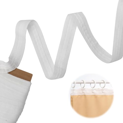 APOMOONS 30 m*2.5 cm Gardinenband Kräuselband, Vorhangband zum Aufnähen Faltenband für Gardinen Gardinen Kräuselband zum Aufbügeln Gardinenband zum Aufnähen für Gardine Haken APOMOONS 30 m*2.5 cm Gardinenband Kräuselband, Vorhangband zum Aufnähen Faltenband für Gardinen Gardinen Kräuselband zum Aufbügeln Gardinenband zum Aufnähen für Gardine Haken von APOMOONS