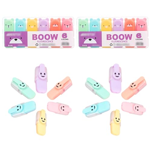 Macarons Mini Textmarker Pastell Textmarker Set 24 Stück Niedlich Cartoon Bär Textmarker Set Süße Leuchtstifte Bär Textmarker Textmarker Klein Marker Für Kinder Für Kinder Erwachsene Schulsachen Macarons Mini Textmarker Pastell Textmarker Set 24 Stück Niedlich Cartoon Bär Textmarker Set Süße Leuchtstifte Bär Textmarker Textmarker Klein Marker Für Kinder Für Kinder Erwachsene Schulsachen von APRRMLIZW