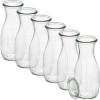 6 APS Einmachflaschen 19,0 cm hoch transparent 530,0 ml von APS