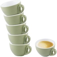 6 APS Kaffeetassen Snug grün 0,2 l von APS