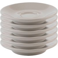 6 APS Untertassen Snug Espresso grau 6 APS Untertassen Snug Espresso grau von APS