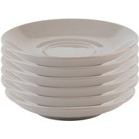 6 APS Untertassen Snug Kaffee grau von APS