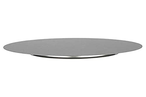 APS 46 Konditorplatte, Kuchenplatte aus Edelstahl, Tortenplatte für Konditoren, schwarze oder weiße Servierplatte für Torten, Durchmesser Ø 31 cm, Silber APS 46 Konditorplatte, Kuchenplatte aus Edelstahl, Tortenplatte für Konditoren, schwarze oder weiße Servierplatte für Torten, Durchmesser Ø 31 cm, Silber von APS