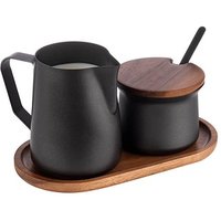 APS Milch- und Zucker-Set Miluro schwarz von APS