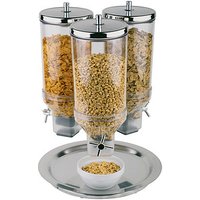 APS Müslispender Rotation silber 3 x 4,5 l APS Müslispender Rotation silber 3 x 4,5 l von APS