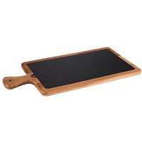 APS Servierplatte braun, schwarz 33,0 x 20,0 cm, 1 St. von APS