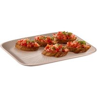 APS Tablett Nero GN 1/2 beige rechteckig 32,5 x 26,5 cm von APS