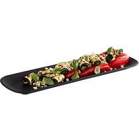 APS Tablett Nero GN 2/4 schwarz länglich 53,0 cm APS Tablett Nero GN 2/4 schwarz länglich 53,0 cm von APS