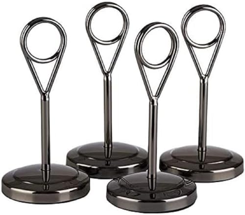 APS Tischkartenhalter 4er Set, Tischkarten, Fotohalter, hochglanzpoliert, inkl. 20 schwarze Beschriftungskarten aus Polypropylen, 5x5 cm, Höhe 15,5 cm APS Tischkartenhalter 4er Set, Tischkarten, Fotohalter, hochglanzpoliert, inkl. 20 schwarze Beschriftungskarten aus Polypropylen, 5x5 cm, Höhe 15,5 cm von APS