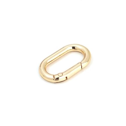 Stück Metall ovale Feder O-Ring zu öffnende Auslöseverschlüsse Clip Leder Handwerk Tasche verbinden Schnalle Anhänger Schlüsselanhänger Karabinerhaken Karabiner-23 mm, hellgold Stück Metall ovale Feder O-Ring zu öffnende Auslöseverschlüsse Clip Leder Handwerk Tasche verbinden Schnalle Anhänger Schlüsselanhänger Karabinerhaken Karabiner-23 mm, hellgold von APTTEK
