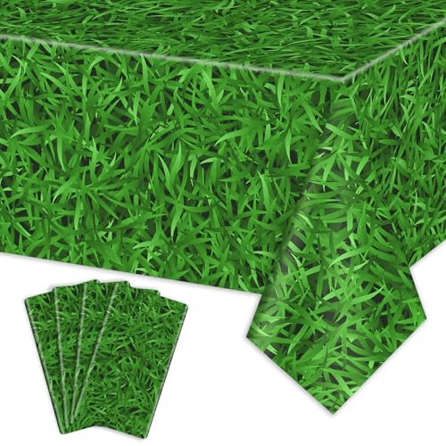 4 Stück Grünes Gras Tischdecken, 130 x 220 cm Gras Tischdecken für Golf Party Dekorationen Woodland Baby Dusche Dekorationen 4 Stück Grünes Gras Tischdecken, 130 x 220 cm Gras Tischdecken für Golf Party Dekorationen Woodland Baby Dusche Dekorationen von APUXXJUPA
