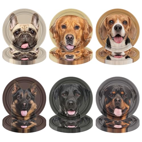 APUXXJUPA 60 Pcs Hund Pappteller, echte Welpen Gesicht Abendessen Teller Welpen Party Dekorationen für Hund Geburtstag Party Supplies APUXXJUPA 60 Pcs Hund Pappteller, echte Welpen Gesicht Abendessen Teller Welpen Party Dekorationen für Hund Geburtstag Party Supplies von APUXXJUPA