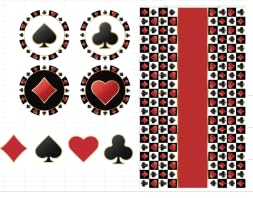 Casino Geburtstag Party Teller Set für 20 Gäste, einschließlich Poker Tischdecke, Servietten und Teller für Casino-Thema Party Dekorationen Game Night Baby Shower Casino Geburtstag Party Teller Set für 20 Gäste, einschließlich Poker Tischdecke, Servietten und Teller für Casino-Thema Party Dekorationen Game Night Baby Shower von APUXXJUPA