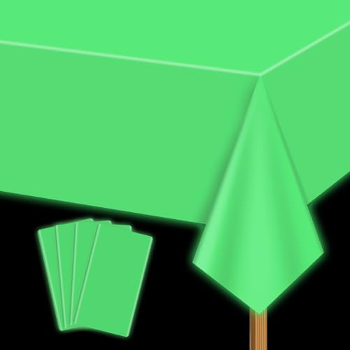 Neon Tischdecken - 4 Stück Grün 130 x 220 cm Glow in The Dark Tischdecken für Neon Party Dekorationen Glow Party Supplies Neon Tischdecken - 4 Stück Grün 130 x 220 cm Glow in The Dark Tischdecken für Neon Party Dekorationen Glow Party Supplies von APUXXJUPA