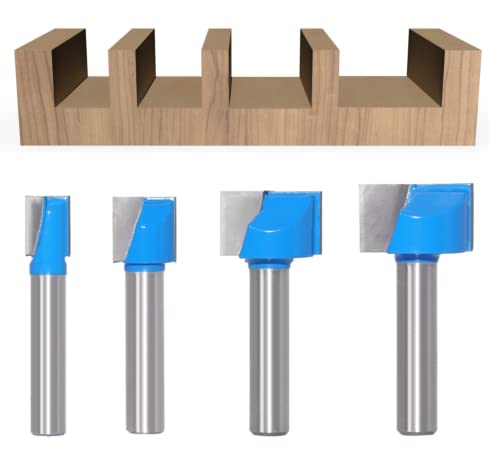 APLUS Bodenreinigung Fräser Set 5 Stück, 8mm Schaft Fräser Schaftfräser Holzbearbeitungswerkzeug Bit 10 /15 / 22 / 30mm APLUS Bodenreinigung Fräser Set 5 Stück, 8mm Schaft Fräser Schaftfräser Holzbearbeitungswerkzeug Bit 10 /15 / 22 / 30mm von APlus