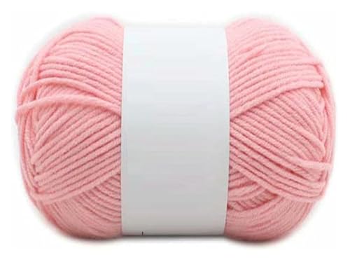 Garn for Handstricken, 50 g, Milch, Bastelstricken, 4-fädig(02 Orange Pink,2PCS) von AQCDPJYU
