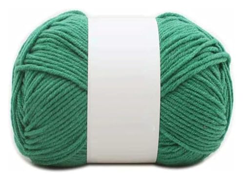 Garn for Handstricken, 50 g, Milch, Bastelstricken, 4-fädig(22 Big Green,1PCS) von AQCDPJYU