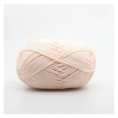 Garn for Handstricken, 50 g, Milch, superweich, Strickgarn aus natürlicher Wolle, 4-fädig(07 Color,1PCS) von AQCDPJYU