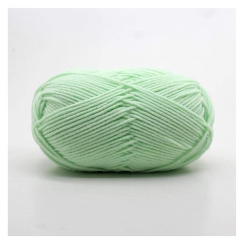 Garn for Handstricken, 50 g, Milch, superweich, Strickgarn aus natürlicher Wolle, 4-fädig(15 Water Green,6PCS) von AQCDPJYU