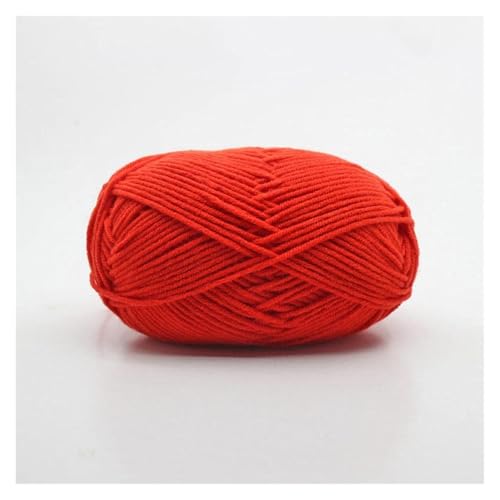 Garn for Handstricken, 50 g, Milch, superweich, Strickgarn aus natürlicher Wolle, 4-fädig(20 Zhu,2PCS) von AQCDPJYU