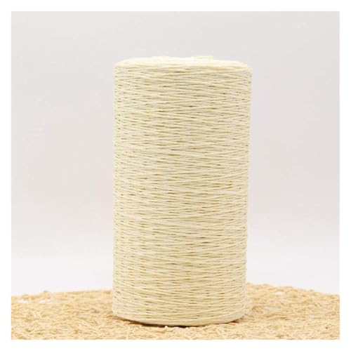 Garn for Handstricken, 500 g Raffia, handgewebtes Strohhut-Sommerstrohgarn(12) von AQCDPJYU