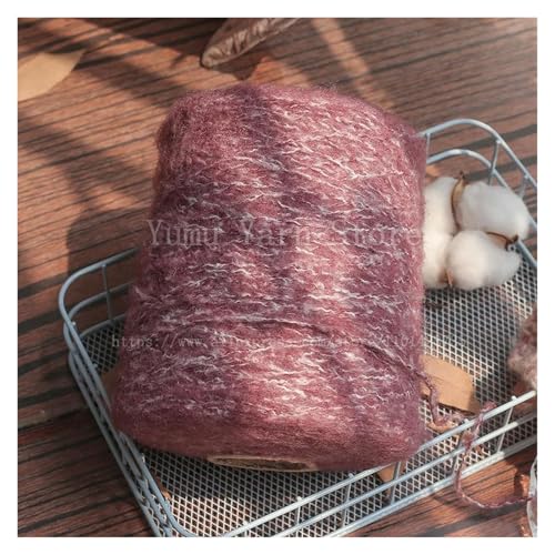 Leichtes, hypoallergenes Doppelstrick-Häkelgarn, 500 Gramm/1 Stück, weiches, feines Seiden-Strickgarn aus Mohair und Kaschmir, Häkelwolle for Stricken von Pullovern und Schals(No.149) von AQCDPJYU