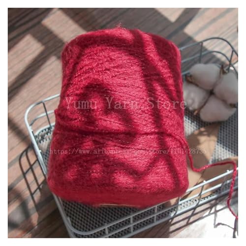 Leichtes, hypoallergenes Doppelstrick-Häkelgarn, 500 Gramm/1 Stück, weiches, feines Seiden-Strickgarn aus Mohair und Kaschmir, Häkelwolle for Stricken von Pullovern und Schals(No.96) von AQCDPJYU